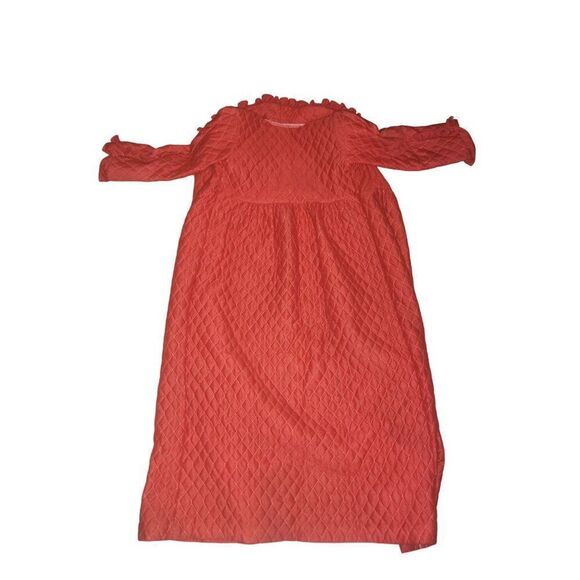 Vintage Her Majesty Night Gown Women Sz 8 Red Made‎ In USA Maxi - Picture 6 of 6